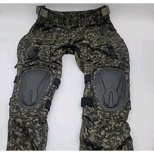 Battle Tested BT Paintball Airsoft Pants Men's 30-36 Adjustable Waist Knee Pads